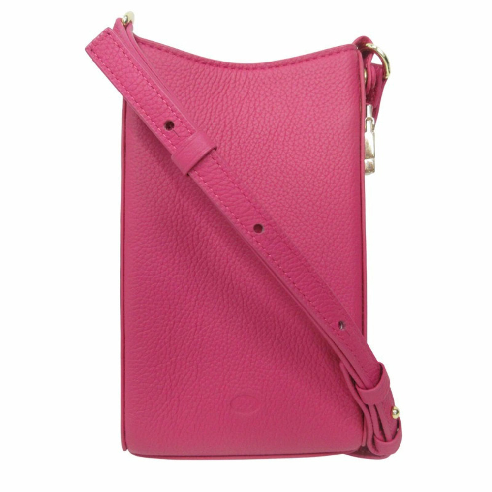 Miu Miu Petty Smartphone Bag Strap Shoulder Pink Grained